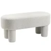 Poefs & Krukjes< Bank Evi Beige - 100x40 cm