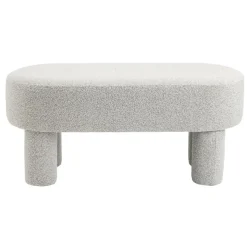 Poefs & Krukjes< Bank Evi Beige - 100x40 cm