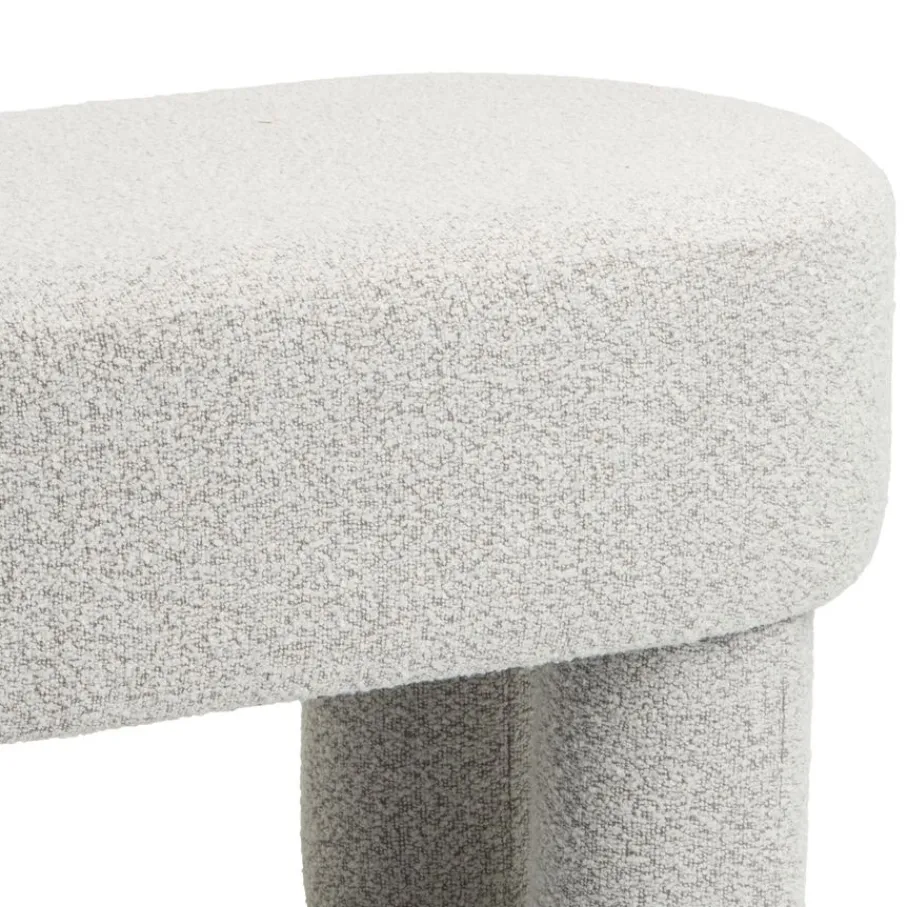 Poefs & Krukjes< Bank Evi Beige - 100x40 cm