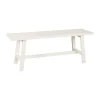Poefs & Krukjes|Eetkamerbanken< Bank Serra Wit - 120x35 cm