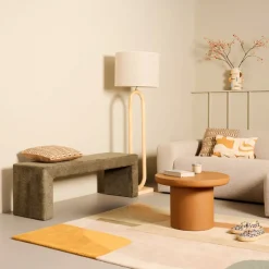 Bedaccessoires|Poefs & Krukjes< Bank Sky Groen - 142x40 cm
