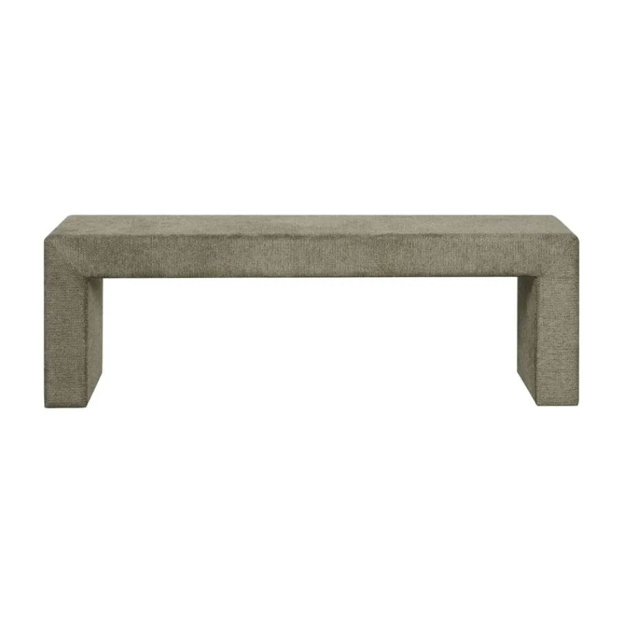 Bedaccessoires|Poefs & Krukjes< Bank Sky Groen - 142x40 cm