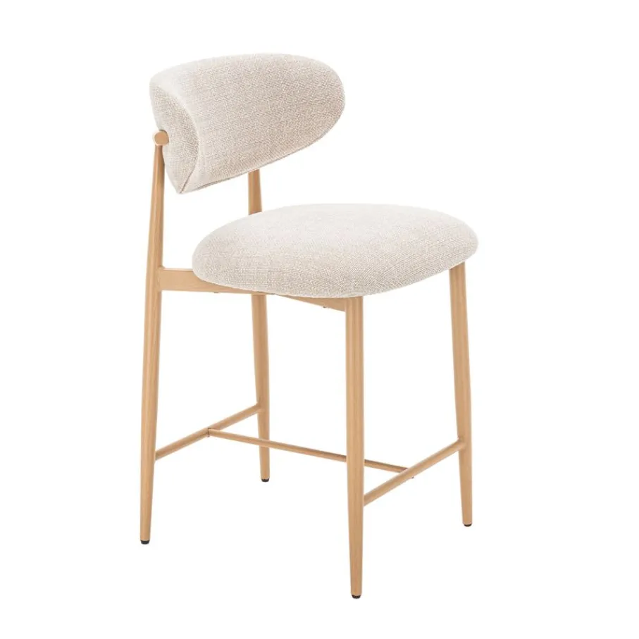 Barkrukken|Barkrukken< Barkruk Cleo Lichtbeige