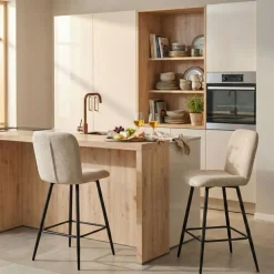 Barkrukken|Barkrukken< Barkruk Roxie Beige