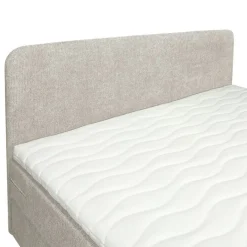 Tweepersoonsbedden|Boxsprings< Bed Bilbao Beige - 160x200 cm