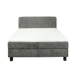 Boxsprings< Bed Bilbao Grijs - 160x200 cm