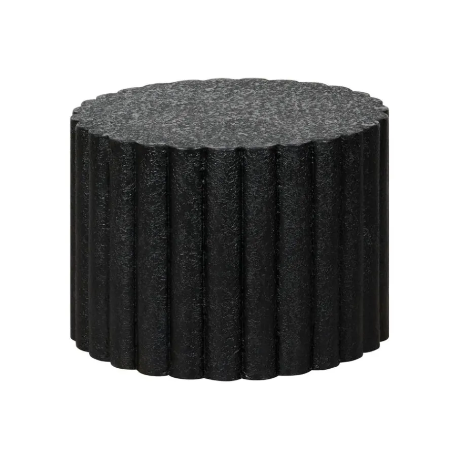Bijzettafels< Bijzettafel Aube Zwart - Ø 48 cm
