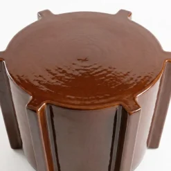 Bijzettafels< Bijzettafel Avion Bruin - Ø 31 cm