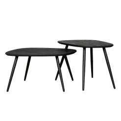 Bijzettafels< Bijzettafel Comporta Zwart - set 2 stuks