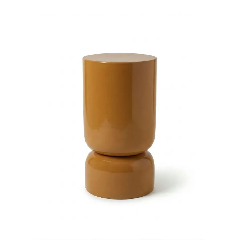 Bijzettafels< Bijzettafel Cones Bruin - Ø 30 cm