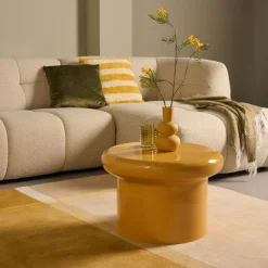 Bijzettafels< Bijzettafel Keulen Geel - Ø55 cm