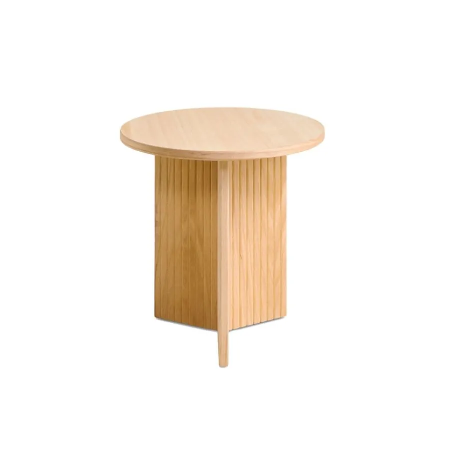 Bijzettafels< Bijzettafel Lune Naturel - Ø 43 cm