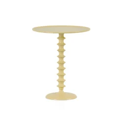 Bijzettafels< Bijzettafel Marty Geel - Ø 50 cm