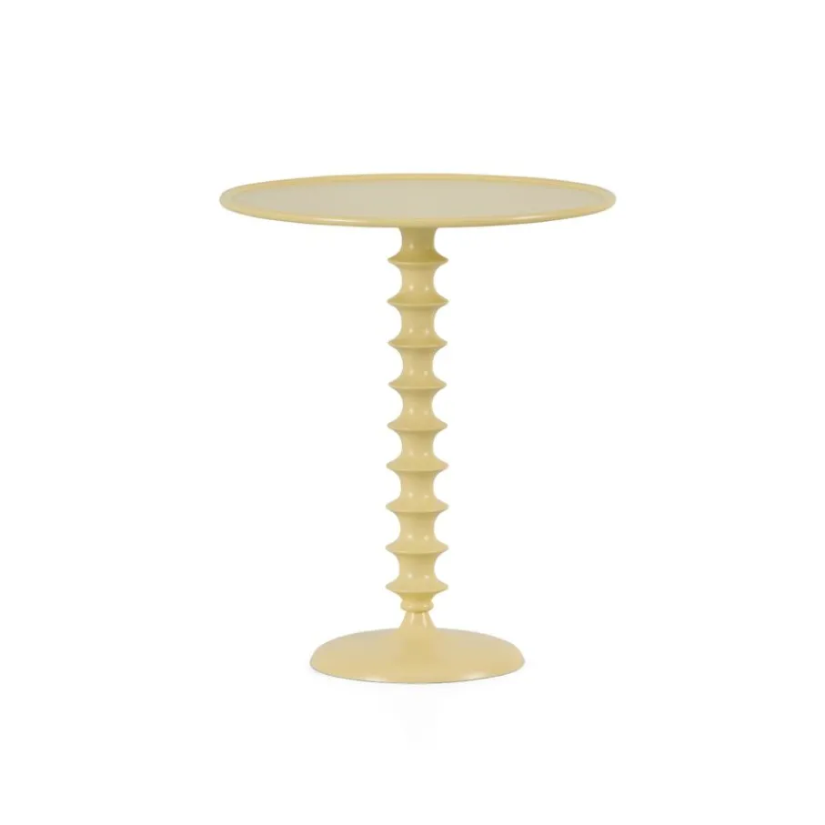 Bijzettafels< Bijzettafel Marty Geel - Ø 50 cm