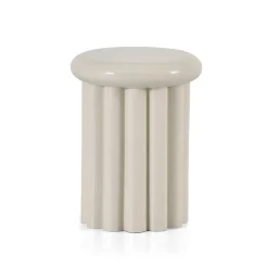 Bijzettafels< Bijzettafel Mora Greige - Ø 36 cm