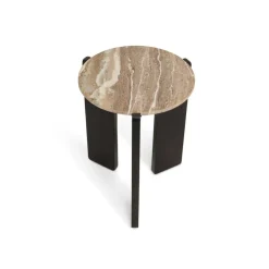 Bijzettafels< Bijzettafel Olif Bruin - Ø 44 cm