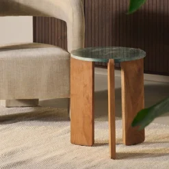 Bijzettafels< Bijzettafel Olif Groen - Ø 44 cm