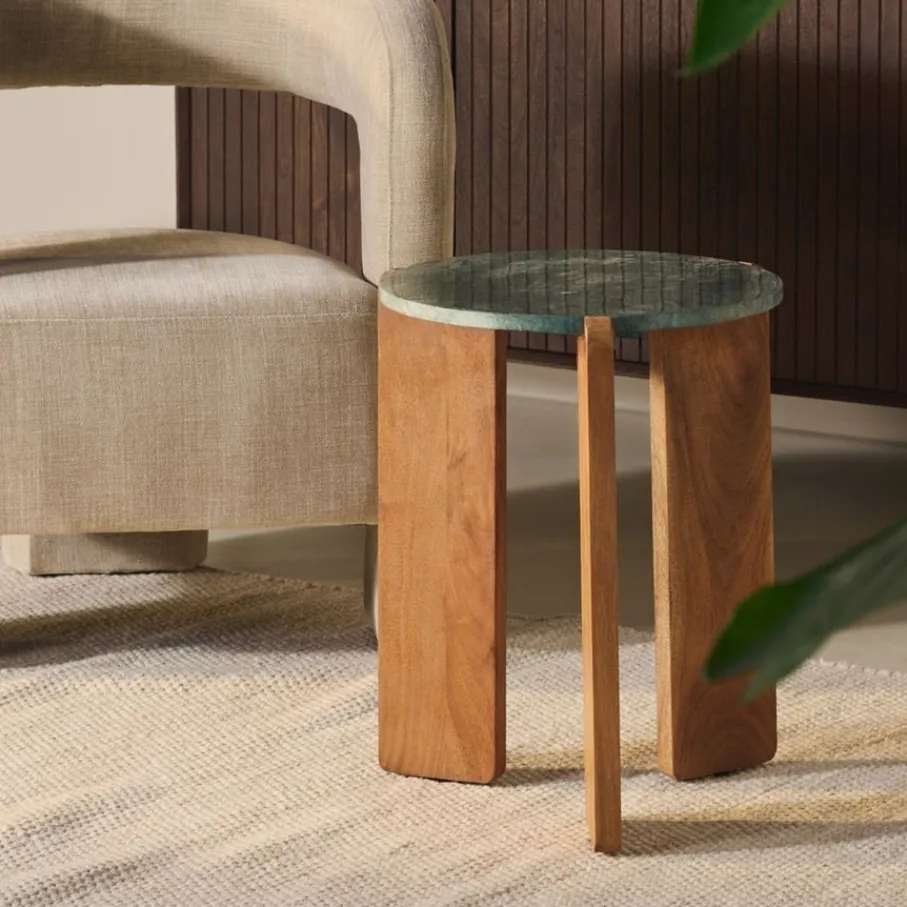 Bijzettafels< Bijzettafel Olif Groen - Ø 44 cm