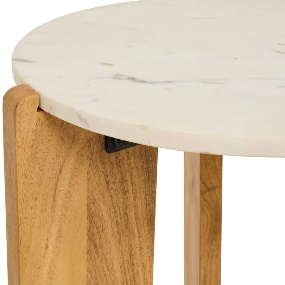 Bijzettafels< Bijzettafel Olif Naturel - Ø 44 cm