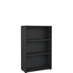 Opbergkasten< Boekenkast Bram Donkergrijs - 80x124x35 cm