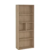 Opbergkasten< Boekenkast Bram Eiken - 80x205x35 cm