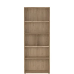 Opbergkasten< Boekenkast Bram Eiken - 80x205x35 cm