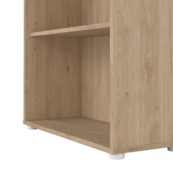 Opbergkasten< Boekenkast Bram Eiken - 80x205x35 cm