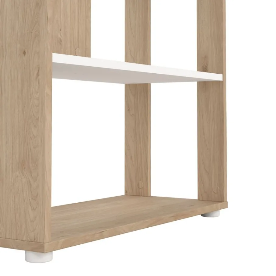 Boekenkasten|Wandkasten< Boekenkast Bram Eiken - 80x205x35 cm