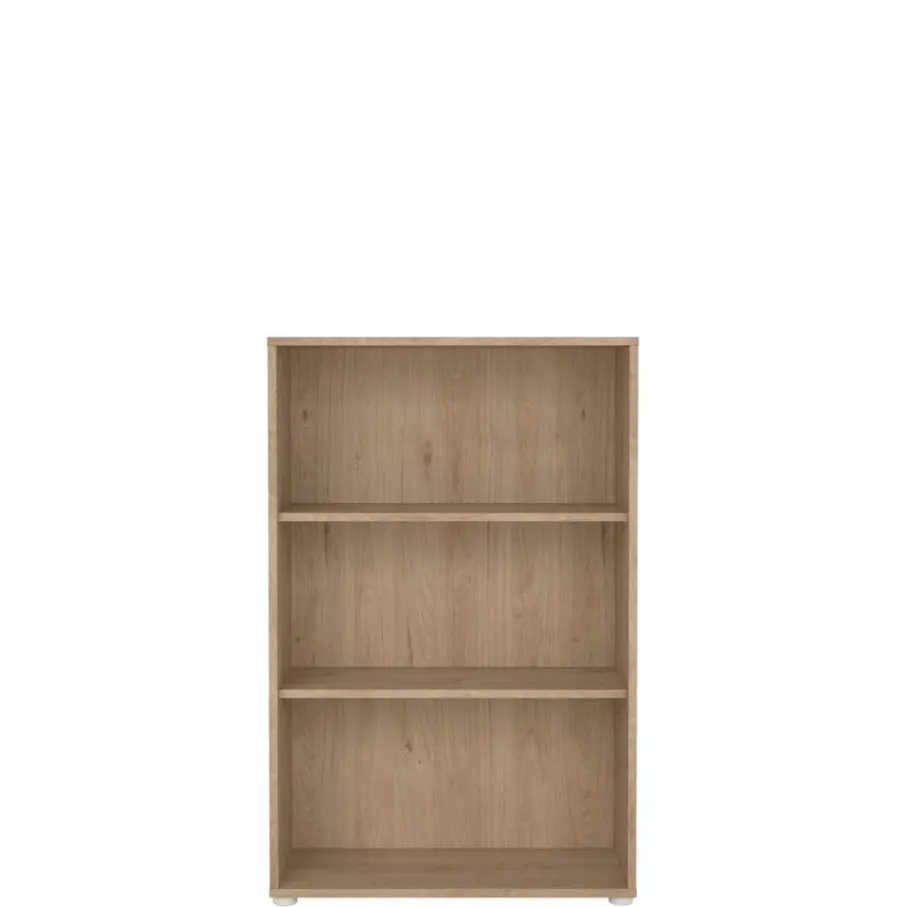 Boekenkasten|Wandkasten< Boekenkast Bram Eiken - 80x124x35 cm