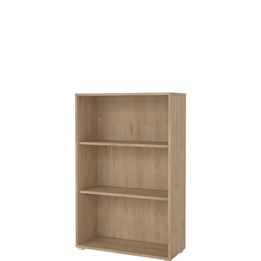 Boekenkasten|Wandkasten< Boekenkast Bram Eiken - 80x124x35 cm