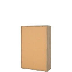 Boekenkasten|Wandkasten< Boekenkast Bram Eiken - 80x124x35 cm