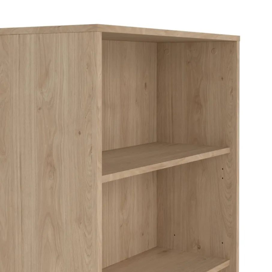 Boekenkasten|Wandkasten< Boekenkast Bram Eiken - 80x124x35 cm