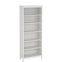 Opbergkasten< Boekenkast Dallas Wit - 78x199x33 cm