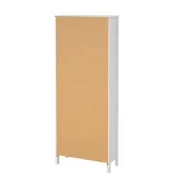 Opbergkasten< Boekenkast Dallas Wit - 78x199x33 cm