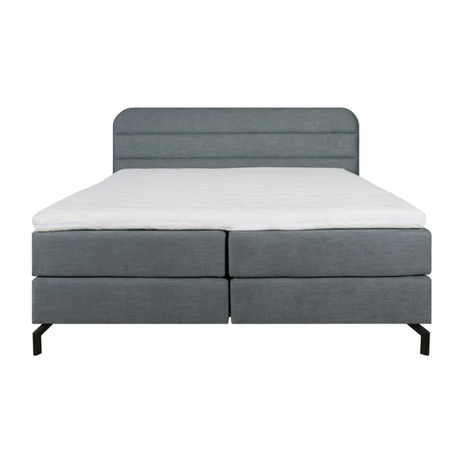 Boxsprings< Boxspring Barcelona Blauw - 180x200 cm