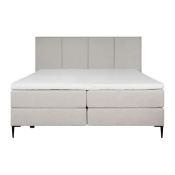Boxsprings< Boxspring Madrid Lichtgrijs - 180x200 cm