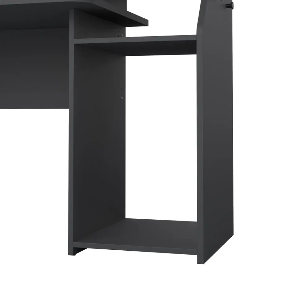 Bureaus< Bureau Boston Donkergrijs - 171x90x63 cm