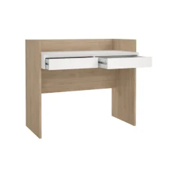 Bureaus< Bureau Boston Eiken / Wit - 103x89x56 cm