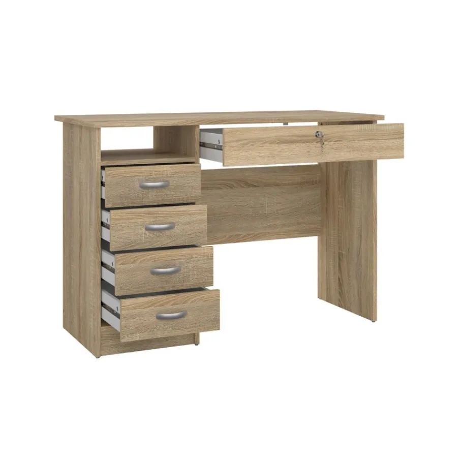 Bureaus< Bureau Boston Eiken - 110x76x49 cm