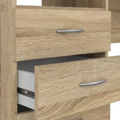 Bureaus< Bureau Boston Eiken - 121x73x49 cm