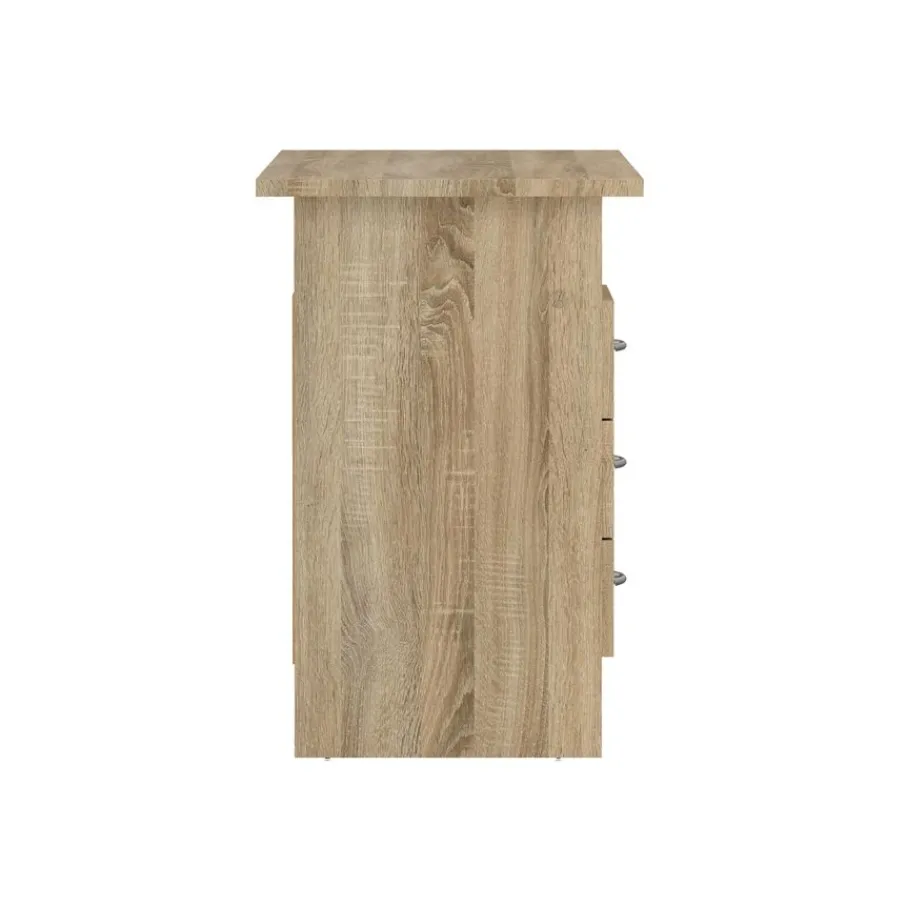 Bureaus< Bureau Boston Eiken - 121x73x49 cm
