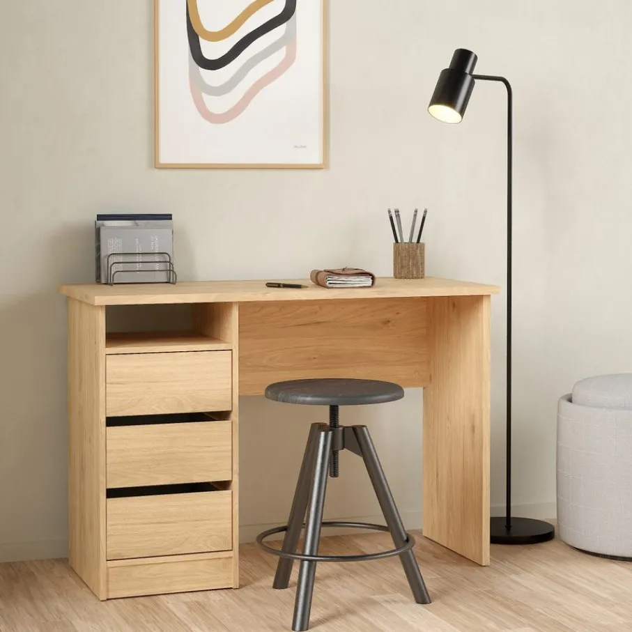 Bureaus< Bureau Boston Eiken - 110x76x49 cm