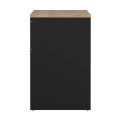 Bureaus< Bureau Boston Eiken / Zwart - 131x77x49 cm