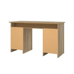 Bureaus< Bureau Boston Eiken / Zwart - 126x76x55 cm