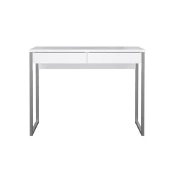 Bureaus|Sidetables< Bureau Boston Hoogglans Wit - 102x77x40 cm