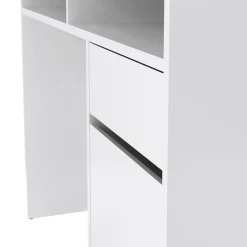Bureaus< Bureau Boston Hoogglans Wit - 111x78x49 cm