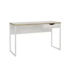 Bureaus< Bureau Boston Wit / Eiken - 130x77x49 cm