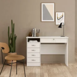 Bureaus< Bureau Boston Wit - 110x76x49 cm