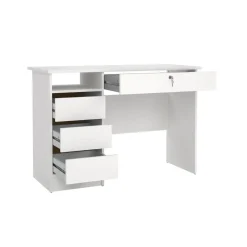 Bureaus< Bureau Boston Wit - 110x76x49 cm