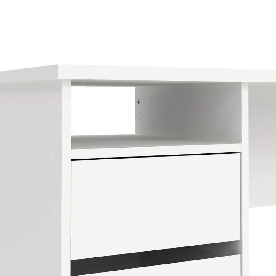 Bureaus< Bureau Boston Wit - 110x76x49 cm